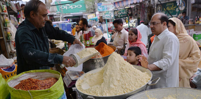 A team of Deputy Commissioner visited market and checked the prices and food items being sold at various shops in Jodia Bazaar on Saturday. During the inspection, the DC found a retailer selling cheaper flour.