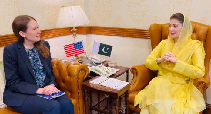 Chief Minister Maryam Nawaz Sharif met with the US Consul General, H.E. Kristin Hawkins.