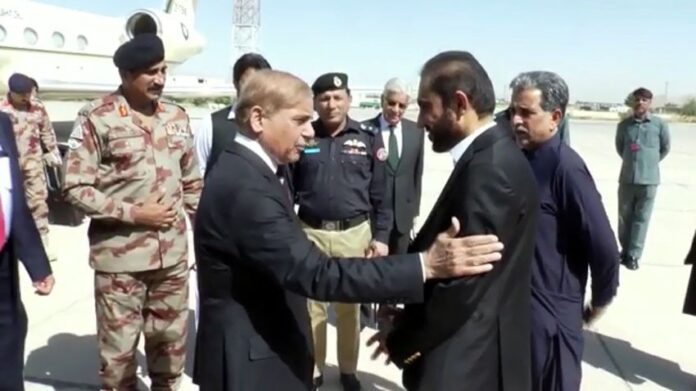 PM Shahbaz arrives in Balochistan on day-long visit