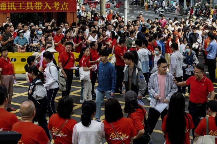 Exams for Millions of Chinese Students Begin in the Largest 
