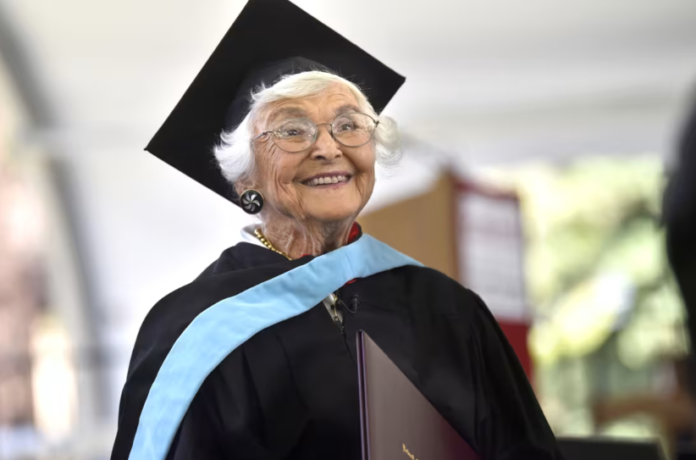 105-Year-Old Virginia Hislop Get Master's Degree From Stanford University