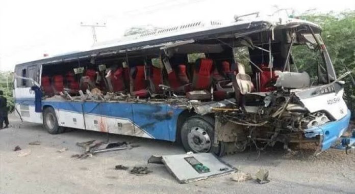 A Bus Catch Fire Near Daman-e-Koh in Islamabad