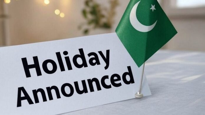 Public Holiday Announced On January 28