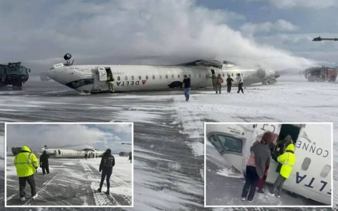 Canada: Passenger Plane Overturns During Landing