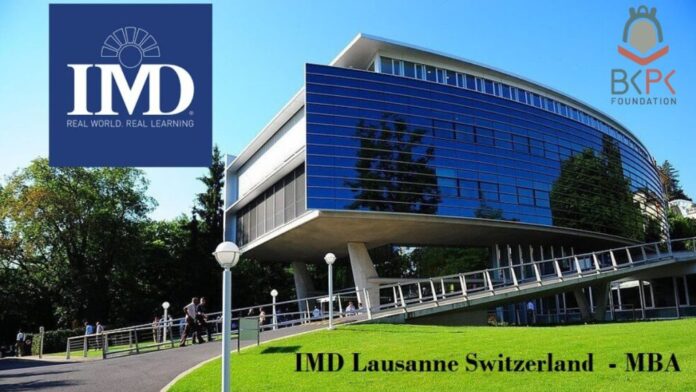 IMD Business School BackPack Excellence Scholarship