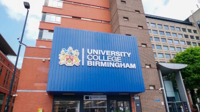 University College Birmingham Vice Chancellor Scholarship 2025