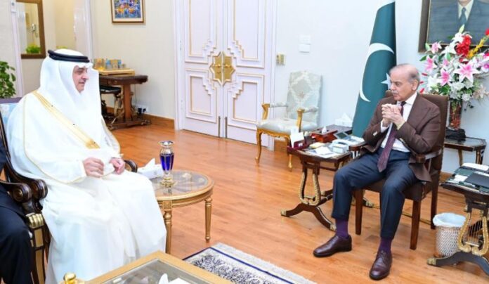 Saudi Envoy Discusses Regional Peace and Ties: Shahbaz Sharif