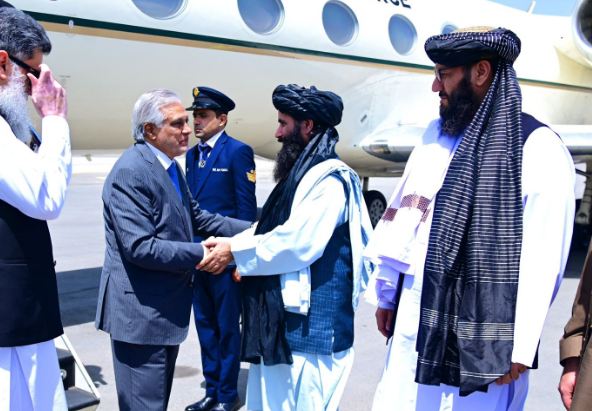 Ishaq Dar Arrives in Kabul for Trilateral Talks