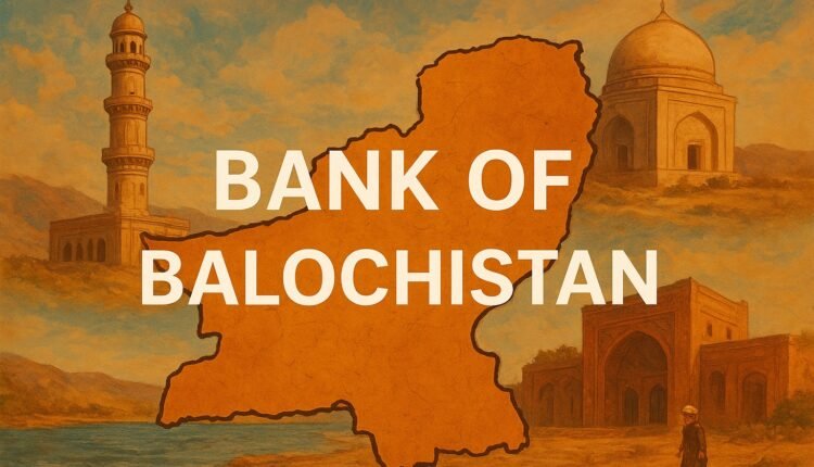 Why Balochistan Needs Its Own Bank?