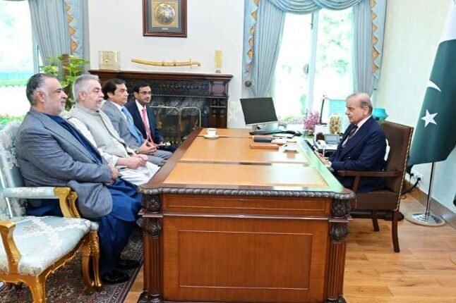 Nawab Jangayz Marri Meets PM Shehbaz Sharif Key Discussion on Balochistan’s Political, Security Affairs