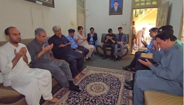 Mohsin Naqvi Offers Condolences to Family of SP Adeel Akbar