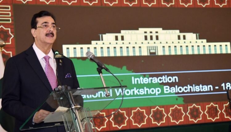 Balochistan Is Key To Pakistan’s Economic Future And National Security: Senate Chairman